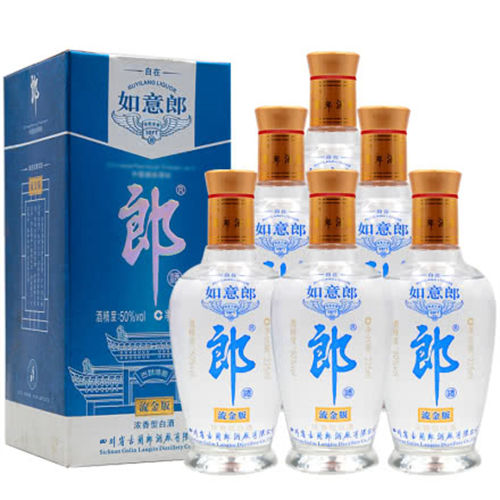 50度如意郎流金版2012年老酒225ml6瓶整箱价格贵吗